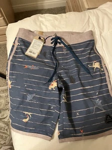 Pantalones cortos de tabla Prana nuevos con etiquetas al por menor $69 - Imagen 1 de 2