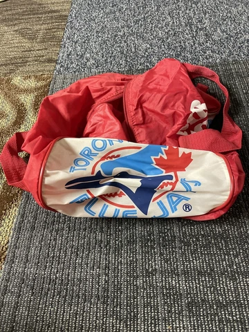 Toronto Blue Jays Mr. Submarine Vintage 90's Promo Red Duffel Bag - Pre Owned Cover