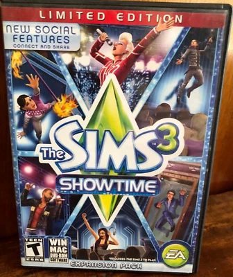SIMS 3 Showtime for PC Windows & Mac 2012 Expansion Pack Limited Edition Tested - Image 1 of 4