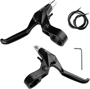 Bike Brake Lever Set,1 Pair Aluminum Alloy Bicycle Brake Handle with 2 Set Bike - Picture 1 of 12