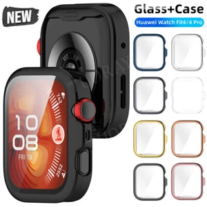 Cristal + Estuche para Huawei Watch Fit 4/Fit 4 Pro TPU Templado Protector de Pantalla Cubierta - Imagen 1 de 68