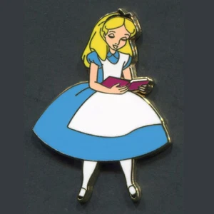 Disney Pins Alice in Wonderland Reading Down the Rabbit Hole Anniversary Pin - Picture 1 of 1