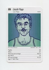 #TN02857 LASZLO PAPP Swiss Boxing Legends Game Card RARE