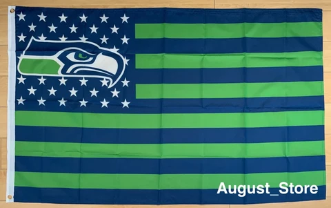 Seattle Seahawks Flag 3x5 ft NFL Banner Cover