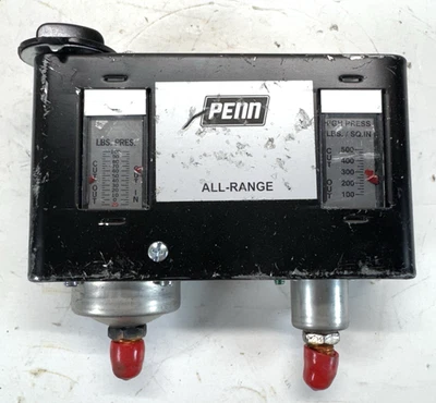 Penn P170LB-1 Dual Pressure Control SPST 1/4" Male Flare *NOS* - Image 1 of 4
