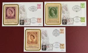 FDC s 1998 Benham Stamp Show Wildling Set of 3 First  Day Covers - RefA10 - Picture 1 of 4