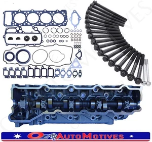 ASSEMBLED CYLINDER HEAD 4M40 / 4M40T 8V FITS MITSUBISHI TRITON+GASKET KIT+BOLTS - Picture 1 of 8