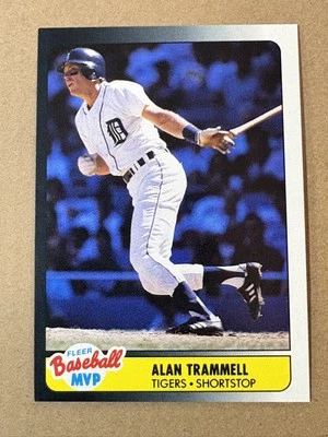 1990 Fleer Baseball MVPs #41 Alan Trammell Detroit Tigers - Image 1 of 2