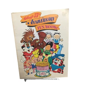 Kellogg's Cereal Vintage Coloring and Puzzle 75th Anniversary Fun Book - Picture 1 of 11
