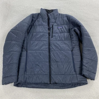 Chaqueta Patagonia Hyper Puff Para Hombres XL Gris Aislado Acolchado Abrigo Puffer Foto 1 de 4