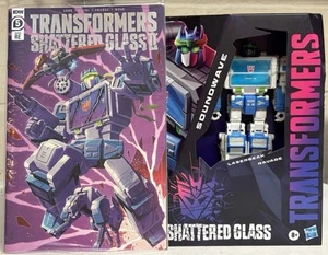 Transformers Hasbro Pulse esclusivo vetro rotto classe Voyager Soundwave MISB - Foto 1 di 7