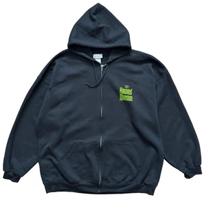 Disney Parks Haunted Mansion Sweatshirt Hoodie Men Size XXXL 3XL Black Full Zip - Picture 1 of 8