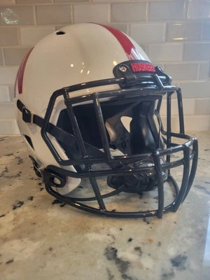 Nebraska Cornhuskers tribute trophy football helmet. Adult Riddell Size Large - Image 1 of 4