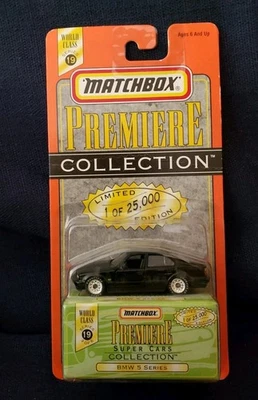 Matchbox Premier Super Cars Collection BMW 5 SERIES World Class Series 19 NIP  - Image 1 of 2