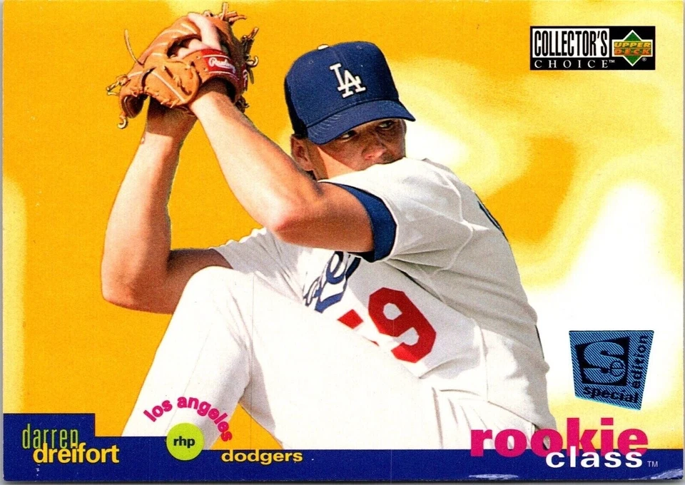  1994 Darren Dreifort 59 Dodgers 6 Upper Deck Baseball Sports Trading Card  - Image 1 of 2
