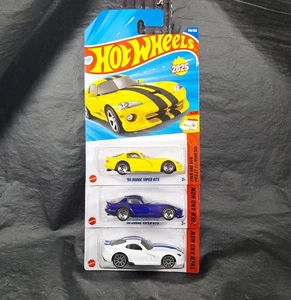 2025 HOT WHEELS LOT OF 3 DODGE 2013 SRT VIPER '96 DODGE VIPER GTS FREE SHIPPING - Picture 1 of 8