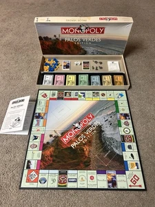 Monopoly Palos Verdes Edition 2007 Board Game Los Angeles California Scarce Toy - Picture 1 of 17