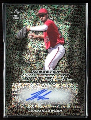 Jordan Lawlar 2022 Leaf Trinity Tungsten Steel Auto /2 #TS-JL2 Arizona - Image 1 of 3