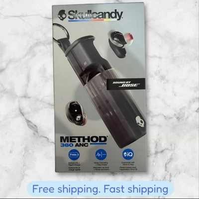 Skullcandy Method 360 ANC Wireless Earbuds Sound by Bose NEW SHIPPING - Image 1 of 3