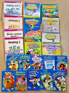 ABEKA Second 2nd Grade Lot Parent Books Language Arts Readers All Subjects - Picture 1 of 5