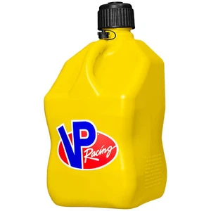 VP Racing 20 Litre Square Design Race Rally Fuel Dump Churn Jug Container Yellow - Picture 1 of 1