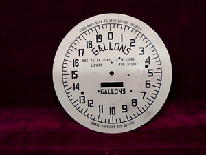 Vintage (NOS) Clock Face Gas Pump Dial Veeder-Root