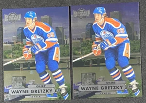 Wayne Gretzky x2 Lot 2013-14 Fleer Showcase Metal Universe #MU5 - Picture 1 of 2