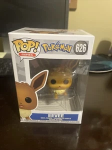 Funko Pop! Games Pokemon 626 Eevee Vinyl Figure New in Package - Picture 1 of 4