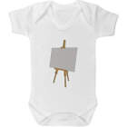 Easel With Blank Canvas Baby Grows  Bodysuits Gr026045