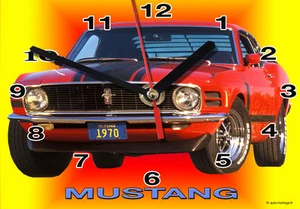 HORLOGE MURALE, FORD MUSTANG -03M - Picture 1 of 1