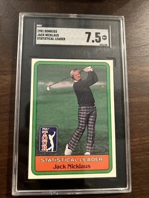 Jack Nicklaus 1981 Donruss SGC Graded 7.5 - Image 1 of 2