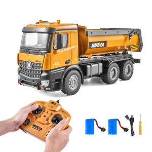 VEVOR RC Remote Control Dump Truck Toy Construction Vehicle Toy 10CH 1:14 Scale - Photo 1 sur 12