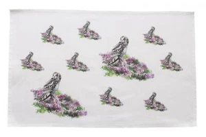 Orkney Storehouse Short-Eared Owl Kitchen Tea Towel - Picture 1 of 1