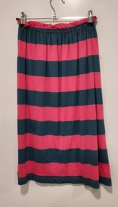 THE ANIMALS OBSERVATORY - Kittens Skirt - Pink And Green Stripes Sz 12 Great Con - Picture 1 of 7