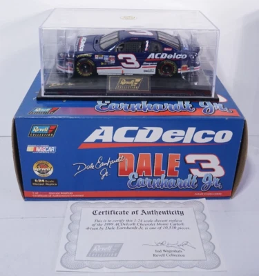 Modelo diecast Chevy serie Busch Revell 1:24 Dale Earnhardt Jr #3 AC Delco 1999 Foto 1 de 4