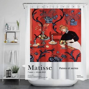 Shower Curtain Waterproof Fabric Bathroom Decoration - Picture 1 of 10