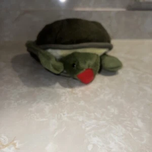 FOLKMANIS PUPPETS Turtle Stuffed Animal FOLKTAILS Furry Folk 14" Green PLUSH TOY - Picture 1 of 4