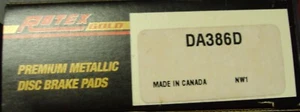 Juego de pastillas de freno de disco trasero, semimetálico - Rotex DA386D - Imagen 1 de 1