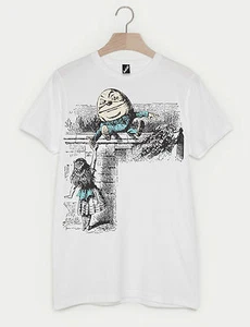 BATCH1 ALICE IN WONDERLAND 150TH ANNIVERSARY HUMPTY DUMPTY UNISEX T-SHIRT - Picture 1 of 1