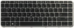 Tastatur HP/Keyboard HP Elitebook 840 G3 NL (QWERTY), Beleuchtet, Model: 836308- - Bild 1 von 1