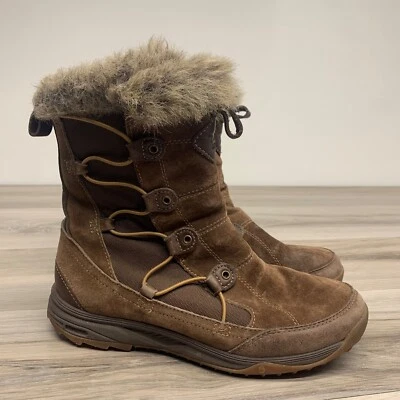 Женские водонепроницаемые ботинки Teva Little Cloud размер 7 коричневые замшевые 1001457 - Изображение 1 из 4