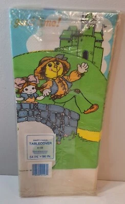 Vintage 1977 Wizard Of Oz Party Paper Table Cover Cloth American Greetings 54x96 - Image 1 of 4