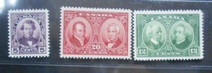 CANADA 1927 5c 12c 20c SG 271 272 273 Sc 146 147 148 set 3 MNH - Picture 1 of 2