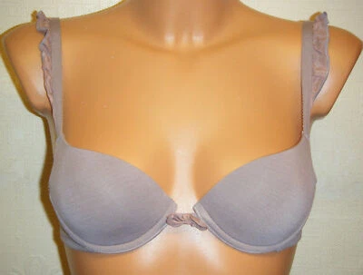 Camiseta moldeada acolchada con aros Huit Plunge Bra púrpura malva talla 32975 Foto 1 de 4