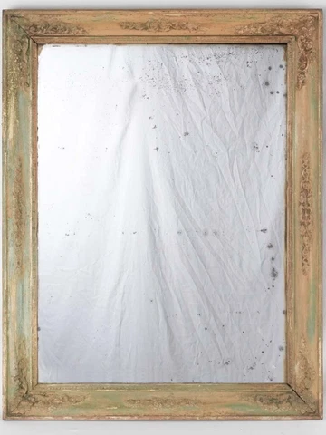 19th century Restoration period mirror - beige gold frame 31½" x 24¾" Cover