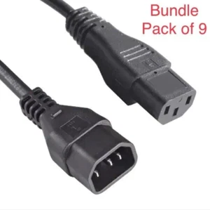 1 Meter - Interpower Jumper Power Cord 86557000 (9 Bundle Pack) - Picture 1 of 4