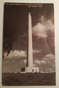 San Jacinto Monument Battleground Houston Texas Conoco Vintage Unused Postcard - Picture 1 of 9