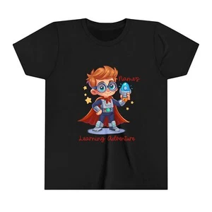 Adventure Youth Tee | Custom Kids Graphic T-Shirt | Boys' Personalized T-Shirt - Picture 1 of 10