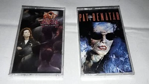 Pat Benatar 2 Cassette Tape Lot Pre-owned Wide Awake In Dreamland & Best Shots - Picture 1 of 5