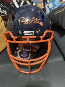 Von Wow Roquan Smith signierter authentischer Chicago Bears Helm Hydro Dip Raben MLB - Bild 1 von 7